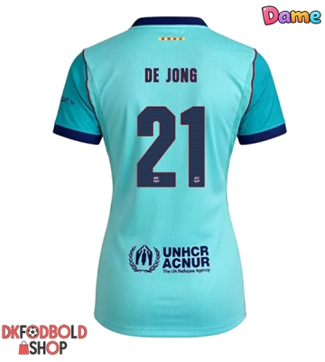 Barcelona Frenkie de Jong #21 Tredje trøje Dame 2026-27 Kort ærmer Barcelona Frenkie de Jong #21 Tredje trøje Dame 2026-27 Kort ærmer